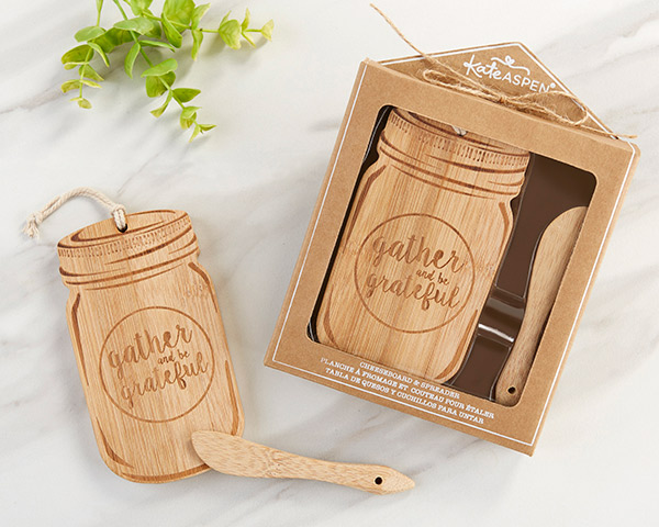 Mason Jar Cheeseboard and Spreader